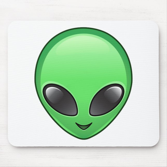 alien emoji mouse pad (Front)