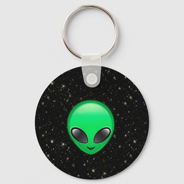 alien emojis key ring (Front)
