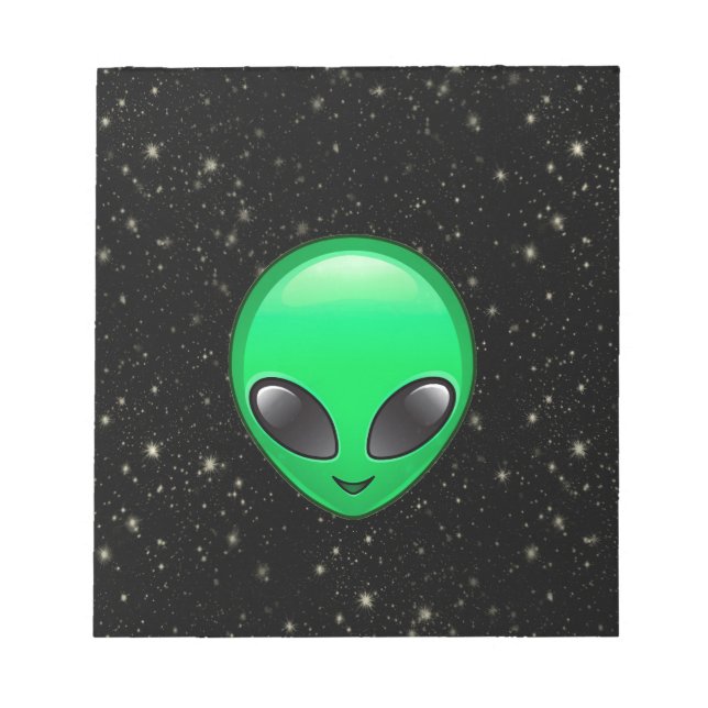 alien emojis notepad (Front)