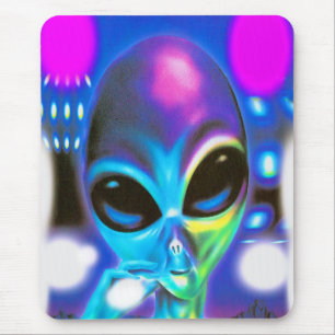 Alien Encounter Mouse Pad