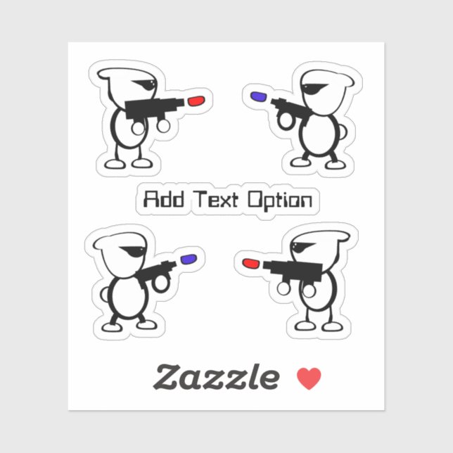 Alien Enemies with Laser Blasters (Sheet)