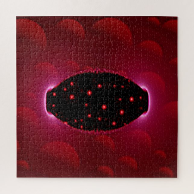 Alien Energy Source With Background Spheres Jigsaw Puzzle (Vertical)