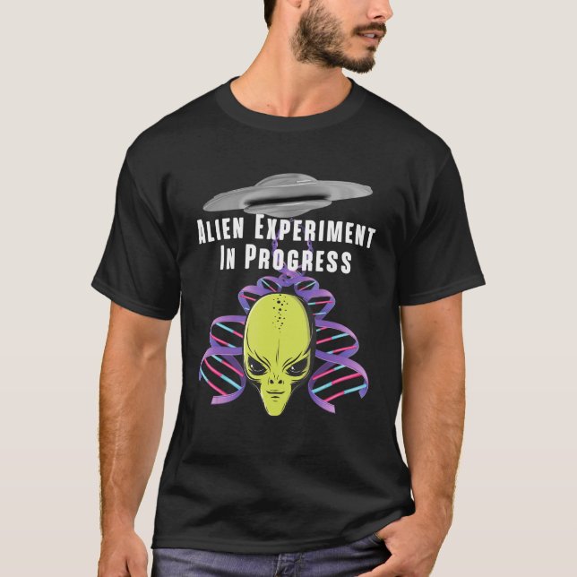 Alien Experiment Extraterrestrial Aliens Nft Doubl T-Shirt (Front)