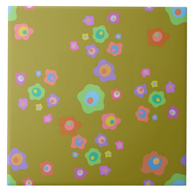 Alien Eyeballs Armada ITTOI Ceramic Tile (Front)