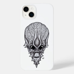 Alien Face , African Skull Facial Reconstruction Case-Mate iPhone 14 Plus Case