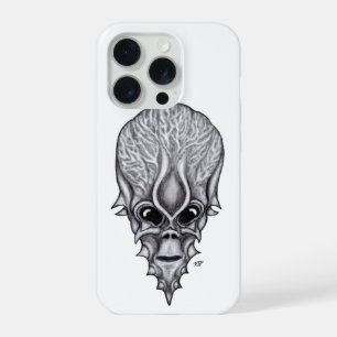 Alien Face , African Skull Facial Reconstruction iPhone 15 Pro Case