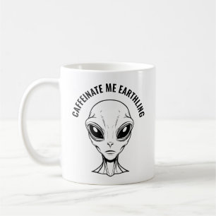 Alien Face Coffee Mug