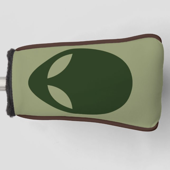 Alien Face Golf Head Cover (Front)