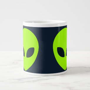 ALIEN FACE LARGE COFFEE MUG