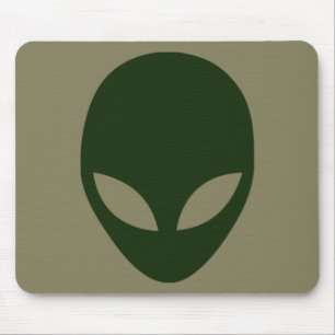 Alien Face Mouse Pad