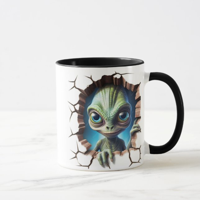 Alien face mug (Right)