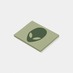 Alien Face Post-it Notes