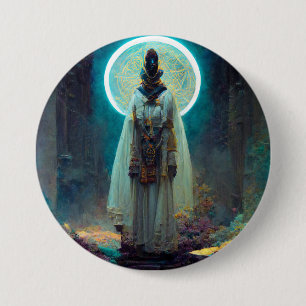 Alien Fae 2 Fantasy Sci-Fi 7.5 Cm Round Badge