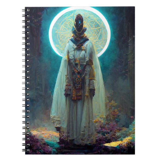 Alien Fae 2 Fantasy Sci-Fi Notebook (Front)