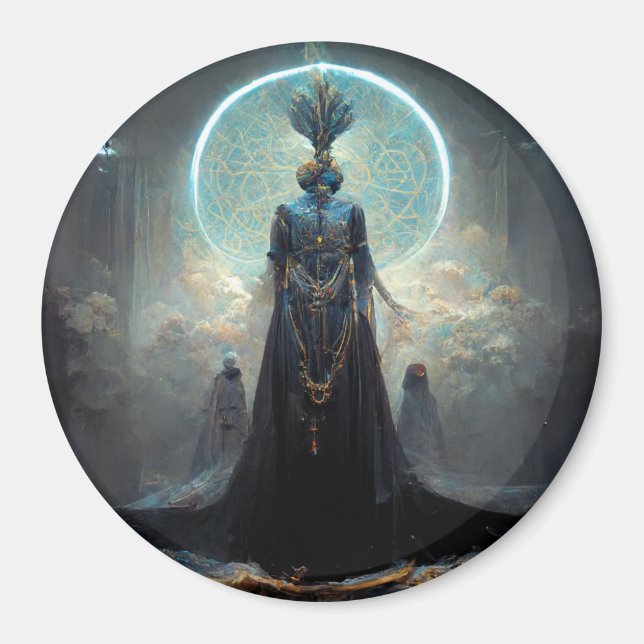 Alien Fae 3 Fantasy Sci-Fi Magnet (Front)