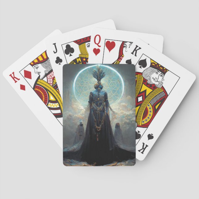 Alien Fae 3 Fantasy Sci-Fi Playing Cards (Back)