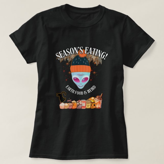 👽 Alien Fall Feast T-Shirt  (Design Front)