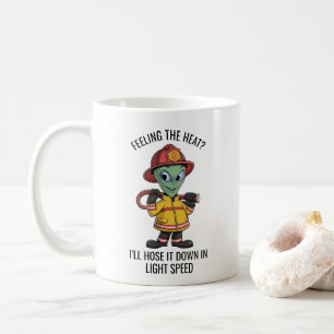 Alien Firefighter Coffee Mug