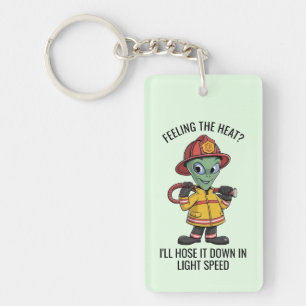 Alien Firefighter Key Ring