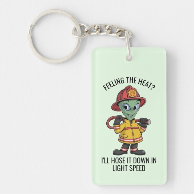 Alien Firefighter Key Ring (Front)