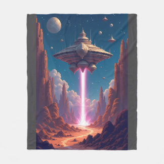 Alien Fleece Blanket