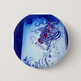 alien for real  6 cm round badge