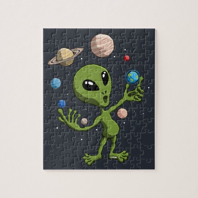 Alien found life jigsaw puzzle (Vertical)
