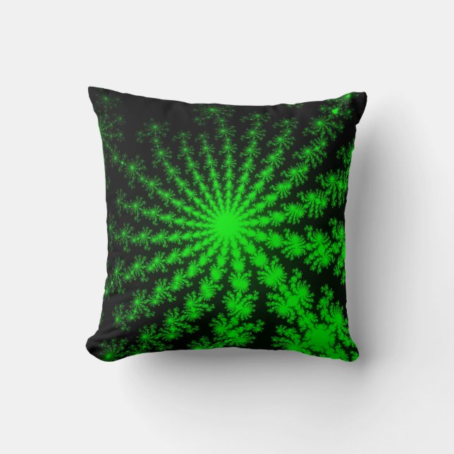 Alien Fractal Burst Cushion (Front)