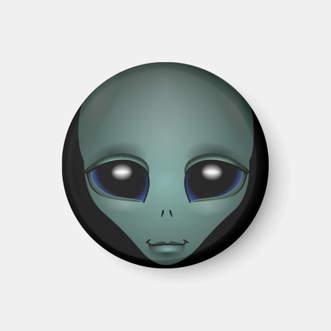 Alien Fridge Magnet Extraterrestrial Gifts & Decor (Front)