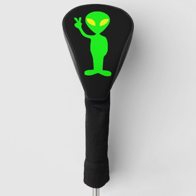 ALIEN FUNNY GOLF DRIVER COVER (Front)