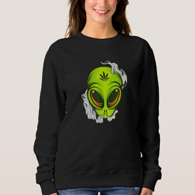 Alien Galaxy Ufo fan Sifi style streetwear top  (Front)