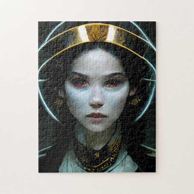 Alien Girl 2 Science Fiction Jigsaw Puzzle (Vertical)