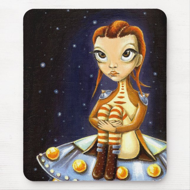 Alien girl mouse pad (Front)