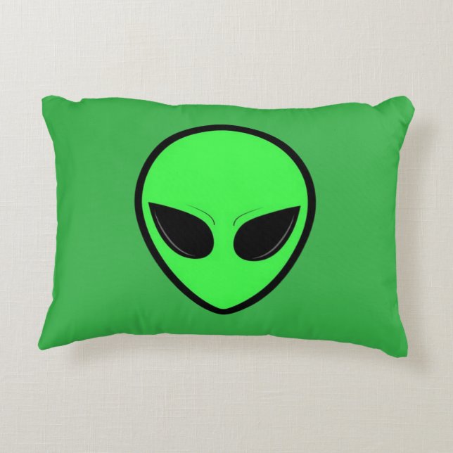 Alien Glow Accent Pillow (Back)