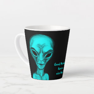 Alien , Good Morning Latte Mug