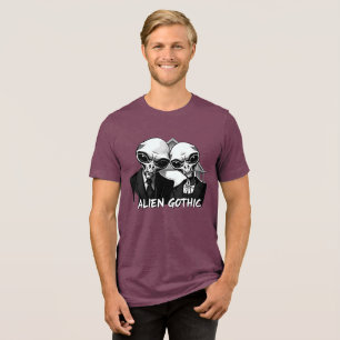 Alien Gothic: Retro Fusion Tri-Blend Shirt