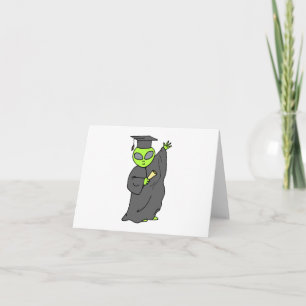 Alien Graduate Card