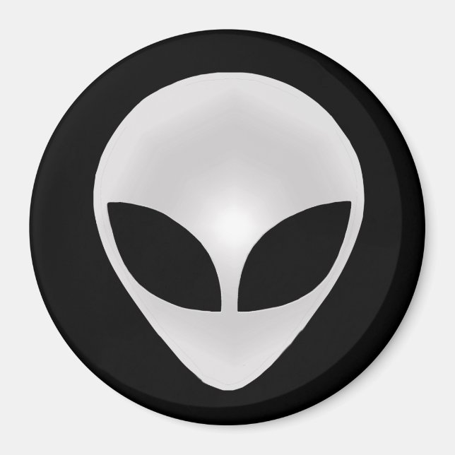 Alien Gray Head Magnet (Front)