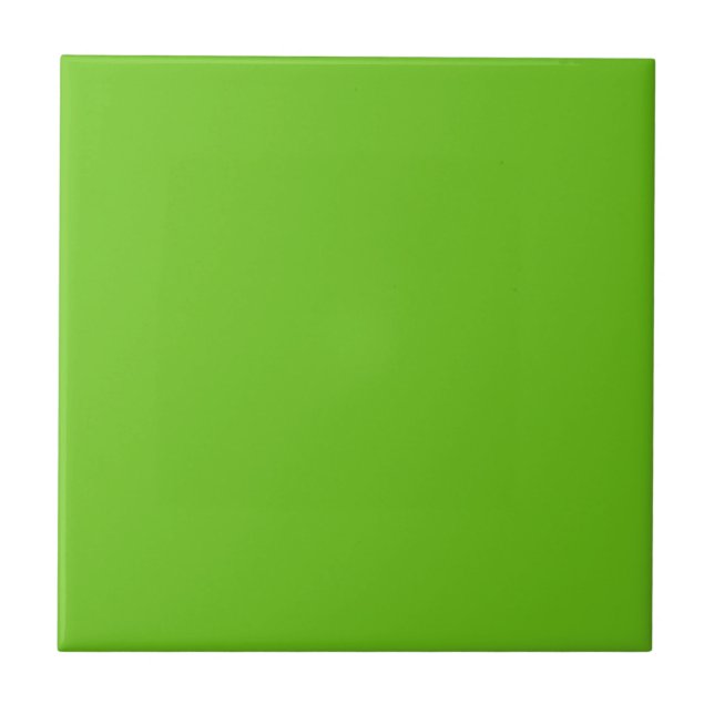 Alien Green Ceramic Tile (Front)