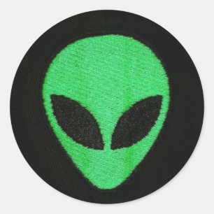 ALIEN-GReeN FacE stickers