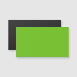 Alien Green Magnetic Business Card