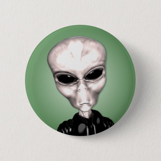 Alien Grey Button (Front)