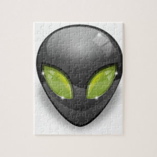 Alien Grey Design#2 Jigsaw Puzzle