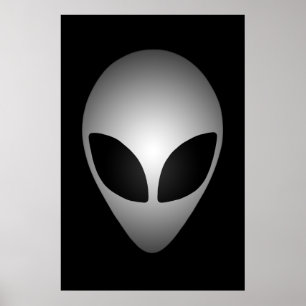 Alien Grey Poster
