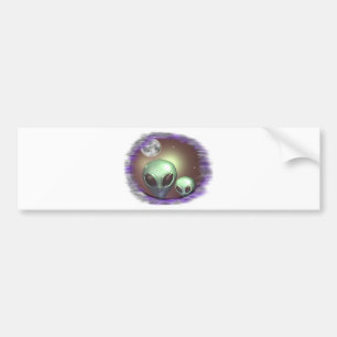 Alien Greys Items Bumper Sticker