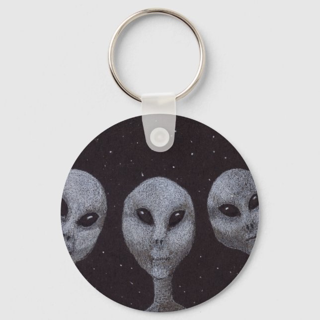 Alien Greys Key Ring (Front)