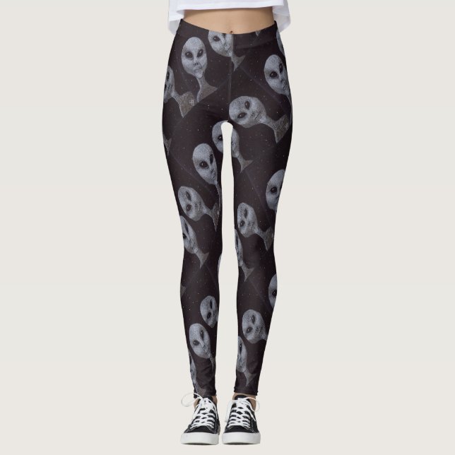 Alien Greys Leggings (Front)
