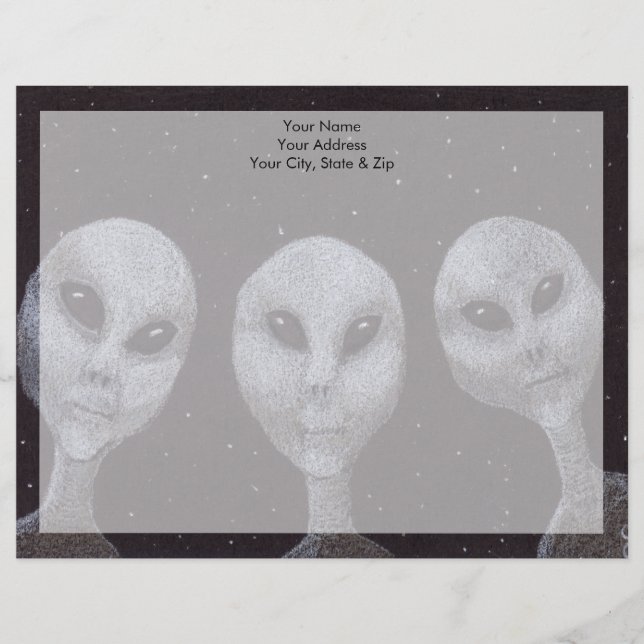 Alien Greys Letterhead (Front)