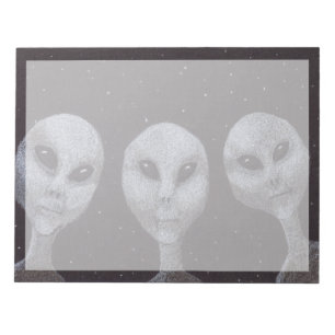 Alien Greys Notepad