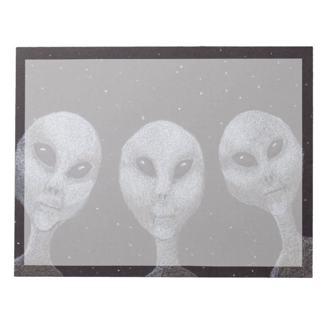 Alien Greys Notepad (Front)